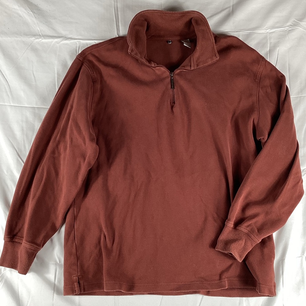 Geoffrey Beene | Men's Rust Pullover Shirt